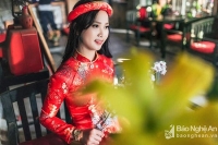 Nhan sắc những cô gái đẹp nhất trong lễ hội mùa xuân ở xứ Nghệ